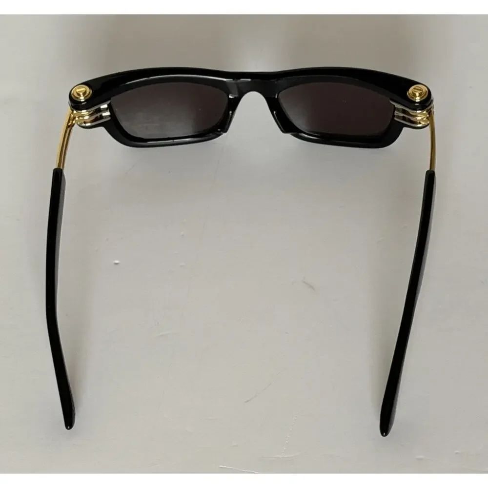 Bottega Veneta Unisex Bolt Squared Sunglasses Black BV1308S Made in Japan NIB